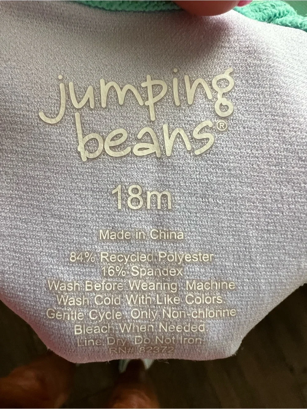 18 mo Swimsuit Long-Sleeve One-Piece by Jumping Beans